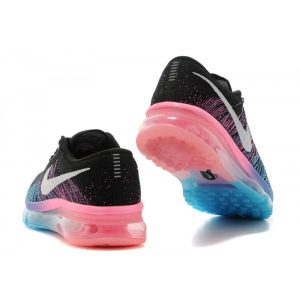 евтини nike air max 2014 женски обувки за бягане черно синьо розово изход