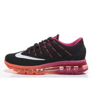 евтини nike air max 2016 дамски обувки за бягане черно оранжево навън