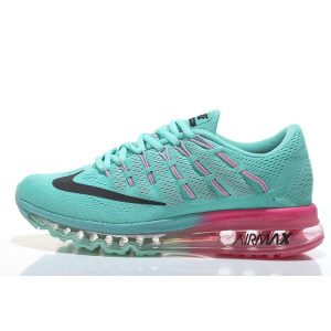 евтини nike air max 2016 женски обувки за бягане синьо розово изложение продажба