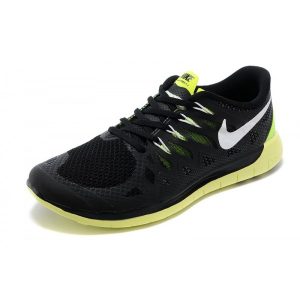евтини nike free 5.0 мъжки обувки за бягане черни флуоресцентно зелени на изхода