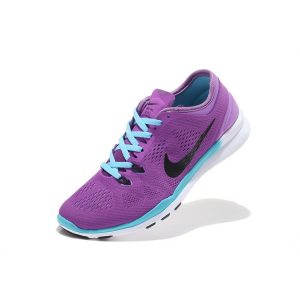 евтини nike free 5.0 v2 тренировъчни женски обувки за бягане лилаво синьо навън