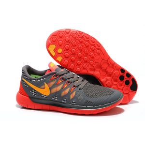 евтини nike free 5.0 дамски обувки за бягане карбоново сиво оранжево аутлет