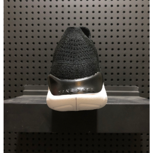 евтини nike free run flyknit 2018 дамски обувки черно бяло