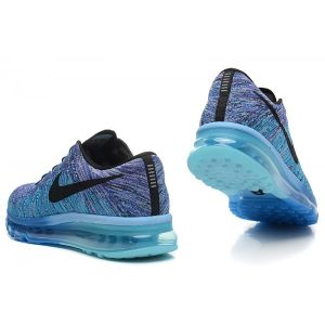 на едро nike air max 2014 мъжки обувки за бягане лилаво синьо черно